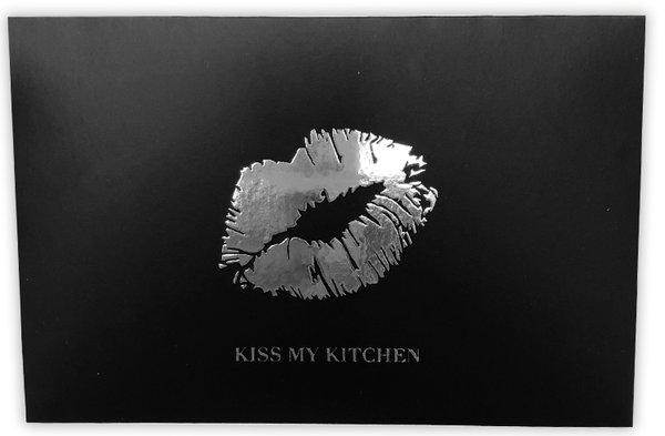 KISS MY KITCHEN - POP UP SCHWAMM - KISS - SILVER