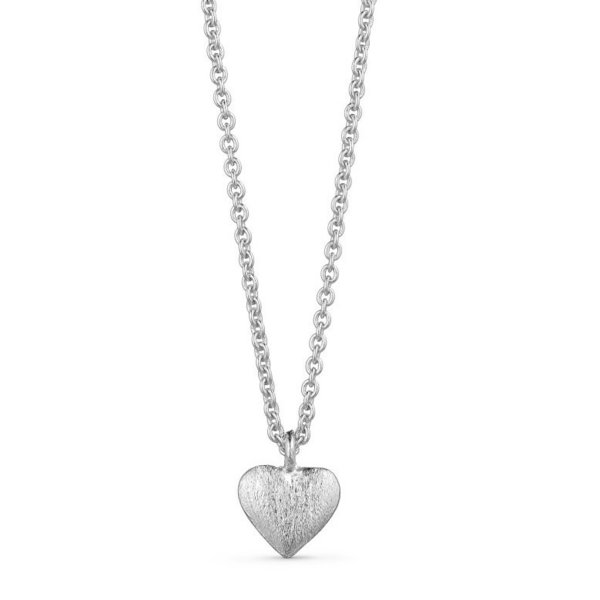 PURE BY NAT - KETTE HEART - SILBER - 42CM