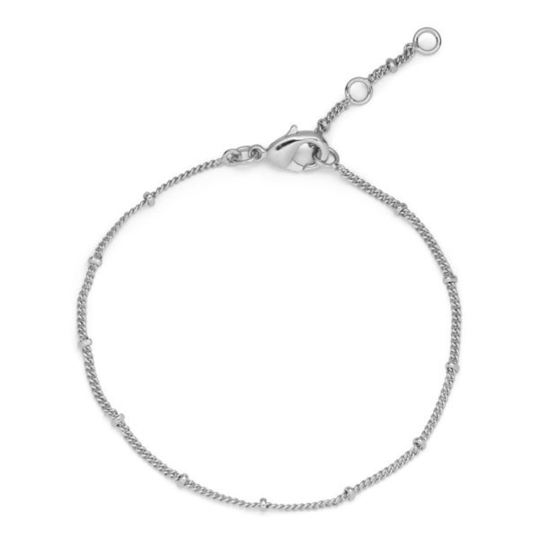 PURE BY NAT - ARMBAND KNOTS - SILBER